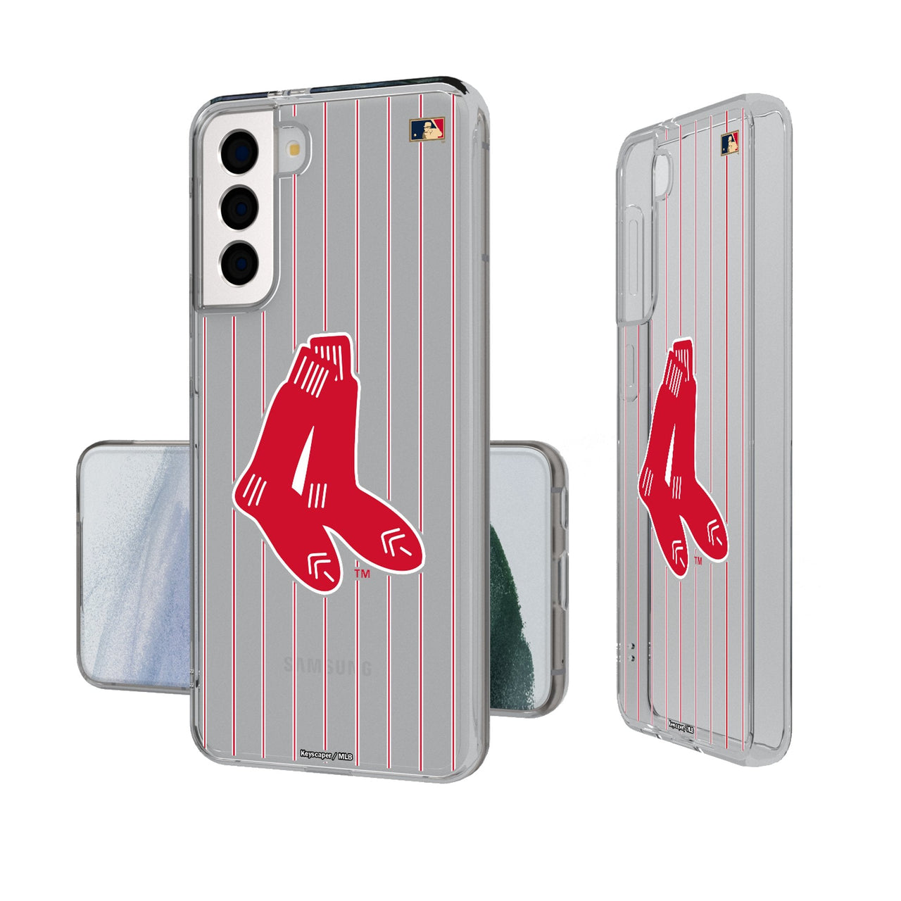 Boston Red Sox 1924-1960 - Cooperstown Collection Pinstripe Clear Phone Case-0