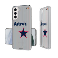 Thumbnail for Houston Astros 1975-1981 - Cooperstown Collection Pinstripe Clear Phone Case-0