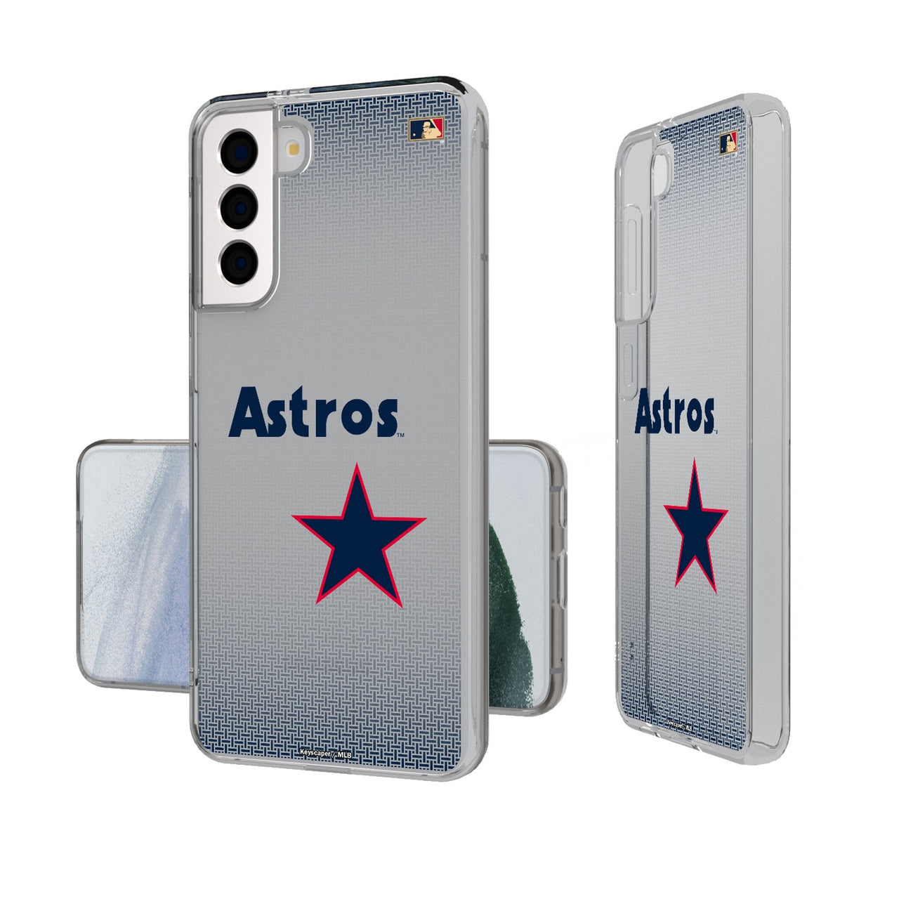 Houston Astros 1975-1981 - Cooperstown Collection Linen Clear Phone Case-0