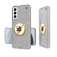 Thumbnail for San Diego Padres 1969-1984 - Cooperstown Collection Pinstripe Clear Phone Case-0