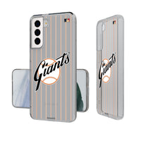 Thumbnail for San Francisco Giants 1958-1967 - Cooperstown Collection Pinstripe Clear Phone Case-0