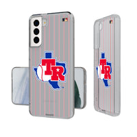 Thumbnail for Texas Rangers 1981-1983 - Cooperstown Collection Pinstripe Clear Phone Case-0