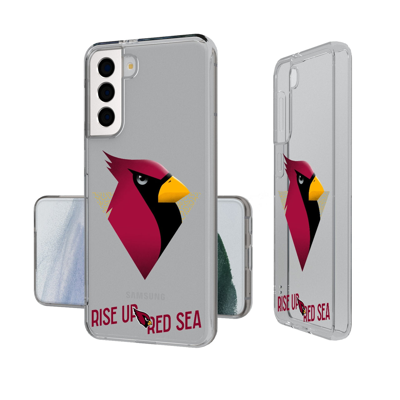 Arizona Cardinals 2024 Illustrated Limited Edition Clear Phone Case-0