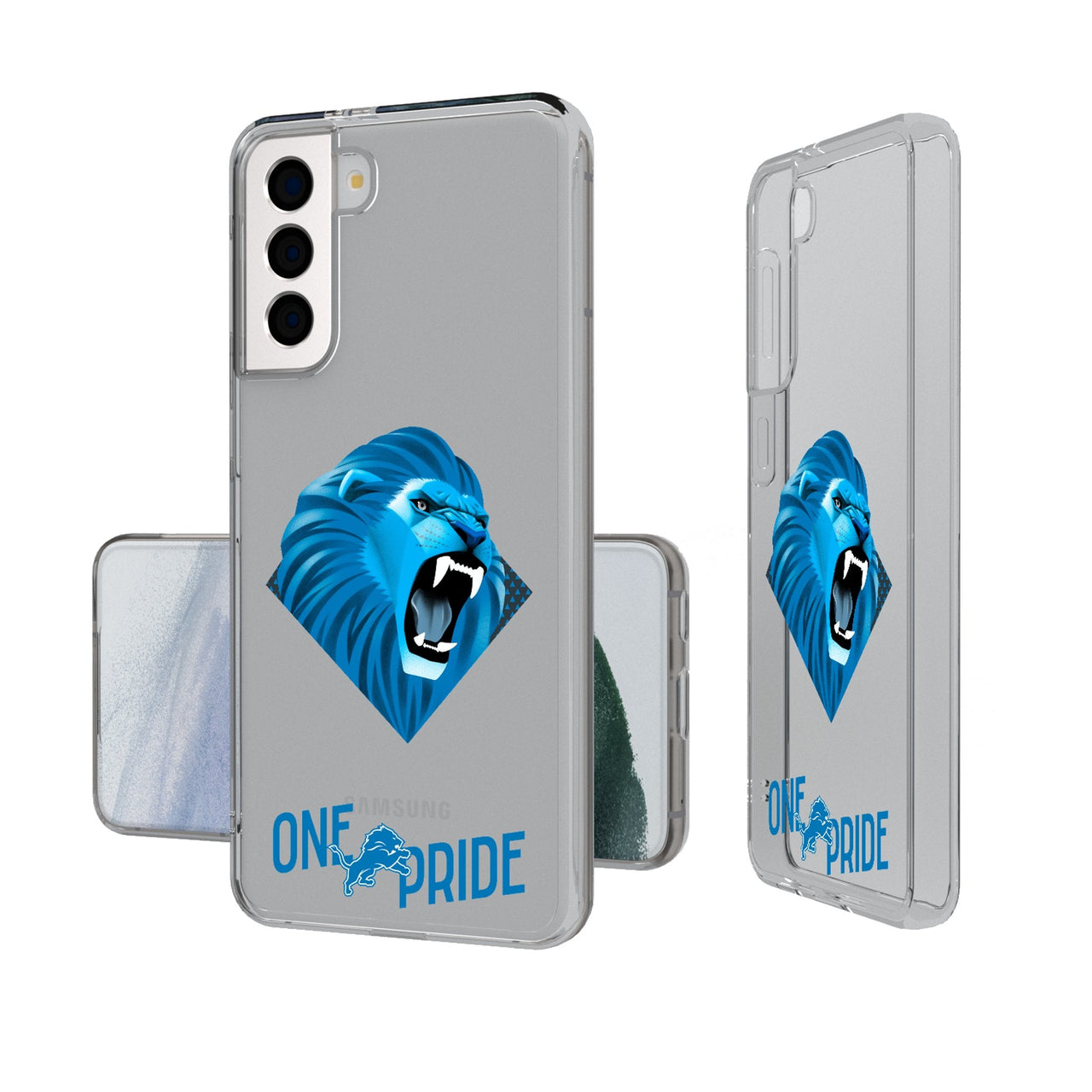 Detroit Lions 2024 Illustrated Limited Edition Clear Phone Case-0