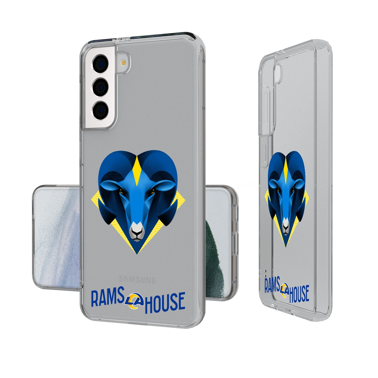 Los Angeles Rams 2024 Illustrated Limited Edition Clear Phone Case-0