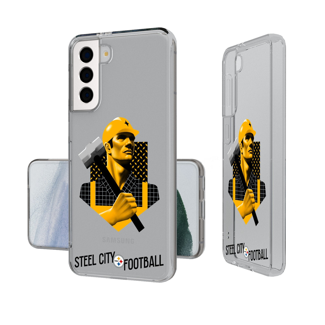 Pittsburgh Steelers 2024 Illustrated Limited Edition Clear Phone Case-0