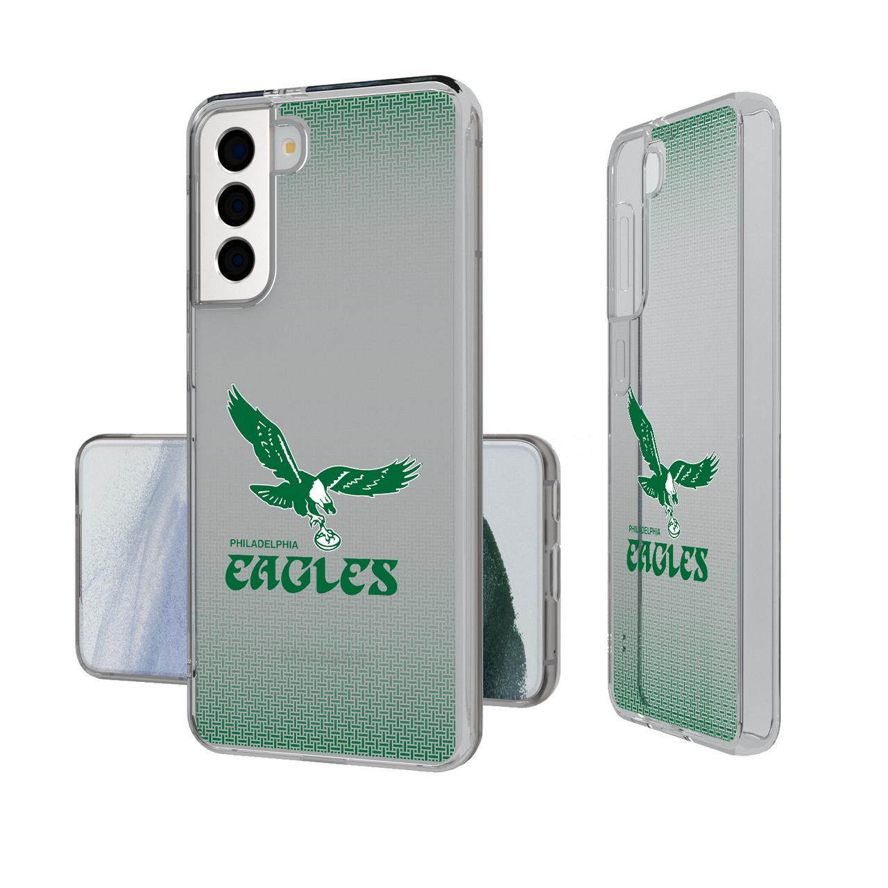 Philadelphia Eagles 1973-1995 Historic Collection Linen Clear Phone Case-1