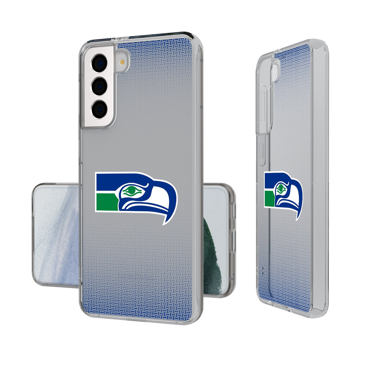 Seattle Seahawks Historic Collection Linen Clear Phone Case-0