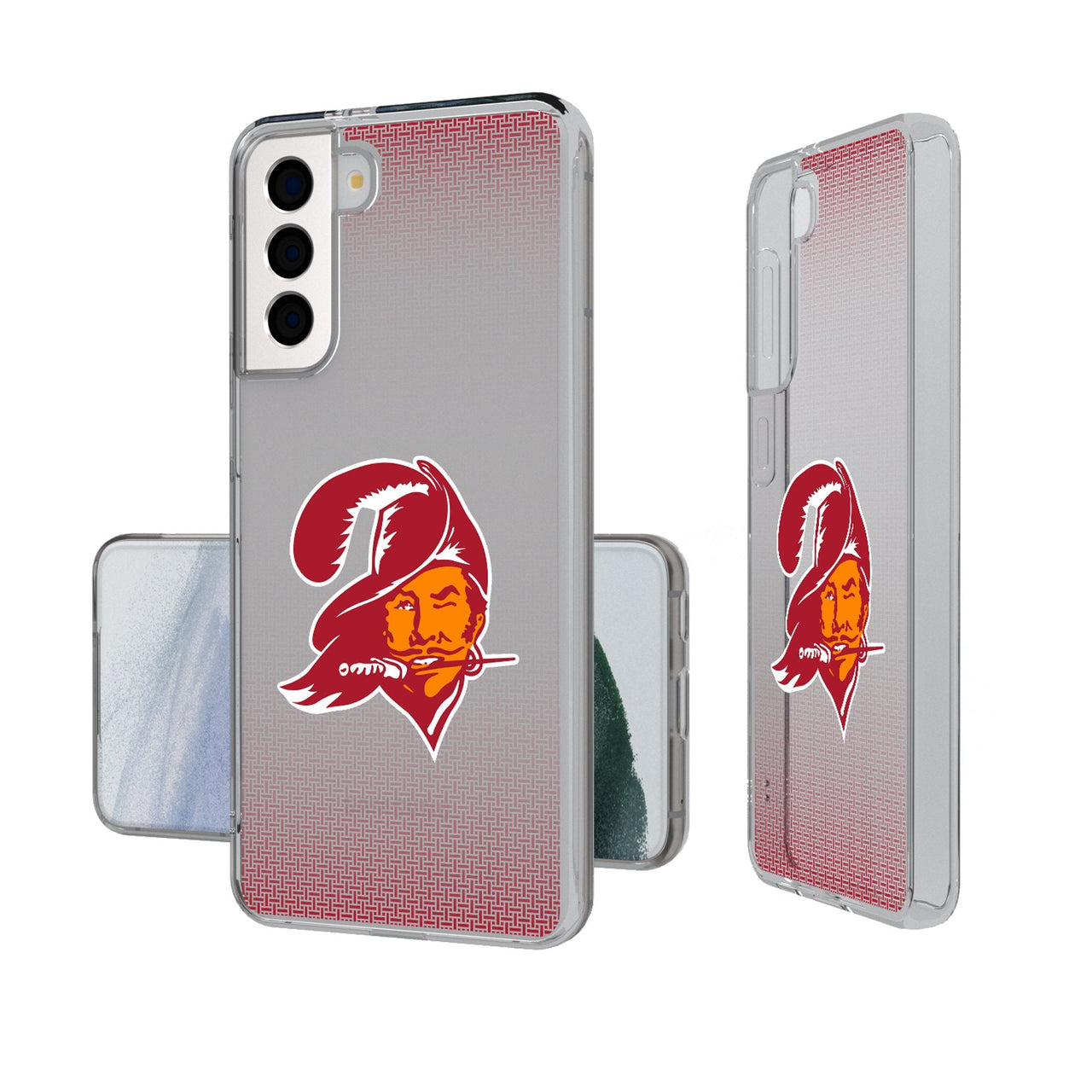 Tampa Bay Buccaneers Historic Collection Linen Clear Phone Case-0