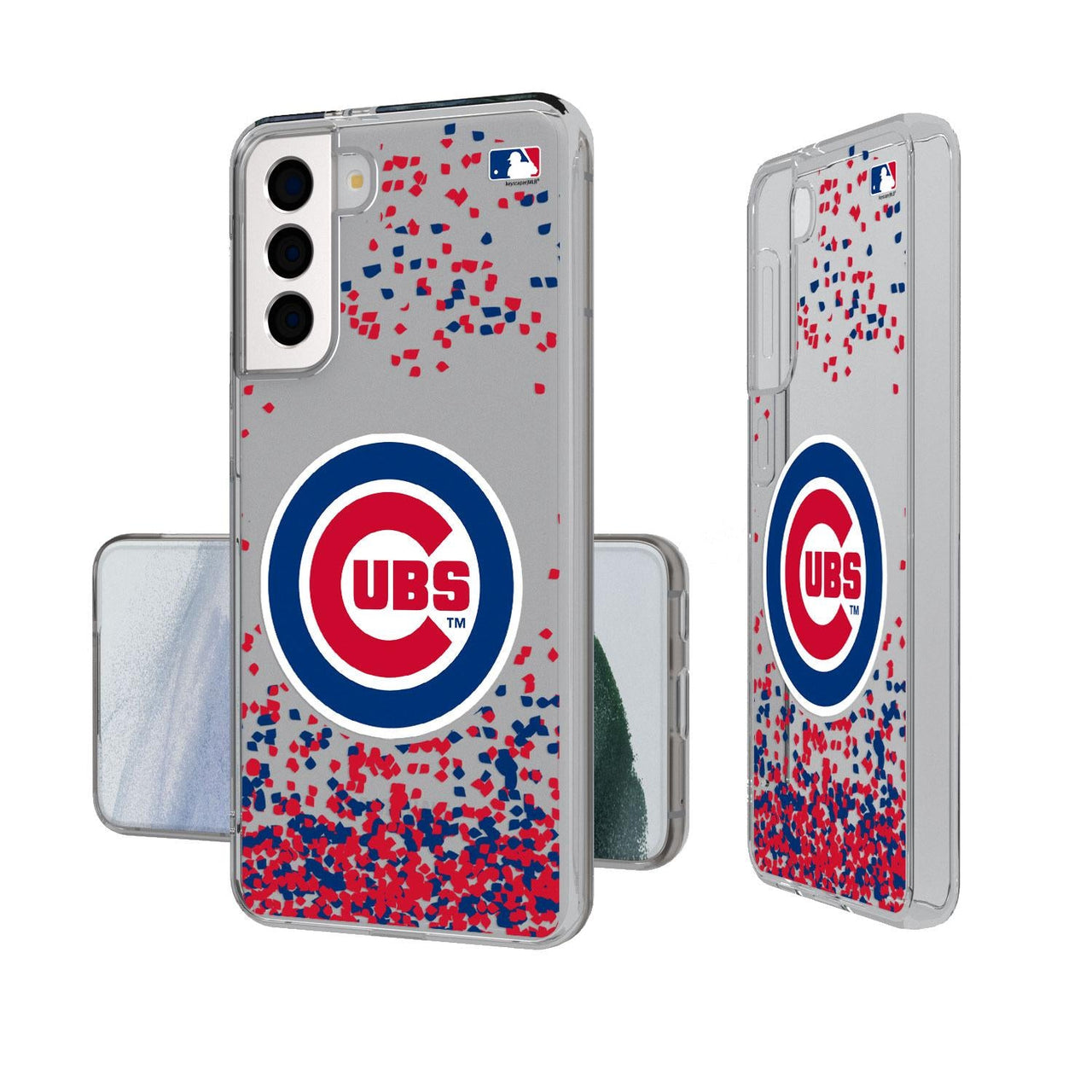 Chicago Cubs Confetti Clear Case-1