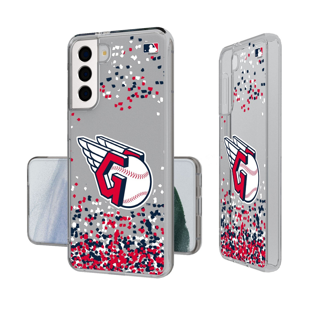 Cleveland Guardians Confetti Clear Case-19