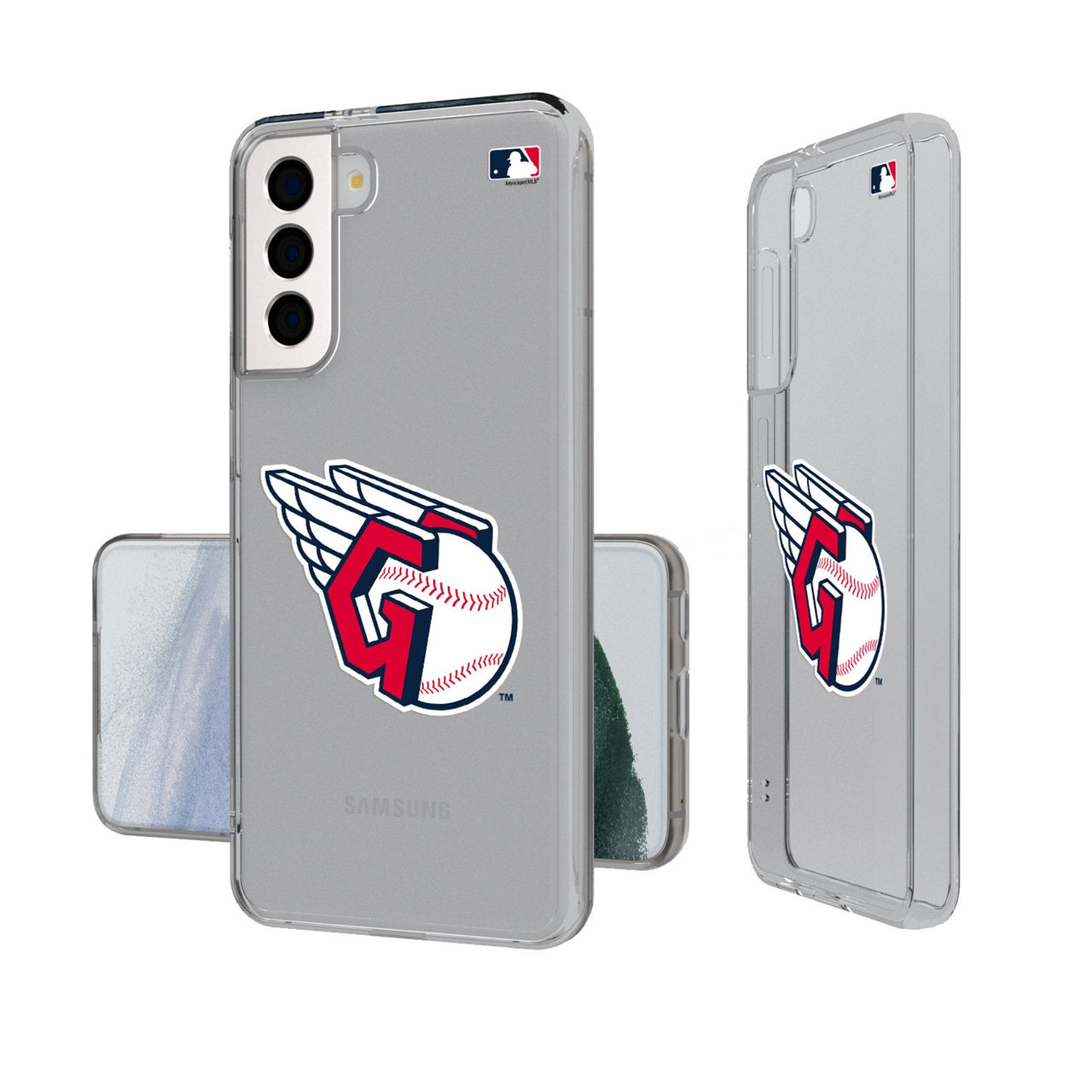 Cleveland Guardians Insignia Clear Phone Case-0