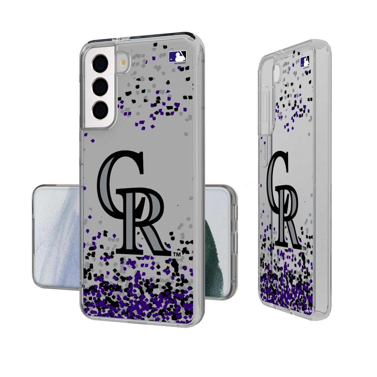 Colorado Rockies Confetti Clear Case-19