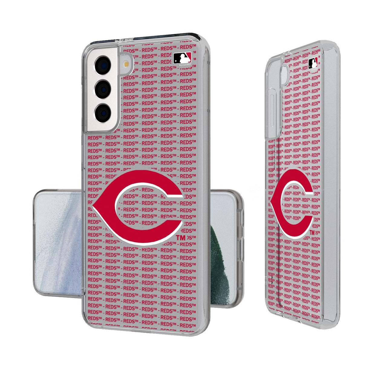 Cincinnati Reds Blackletter Clear Case-1