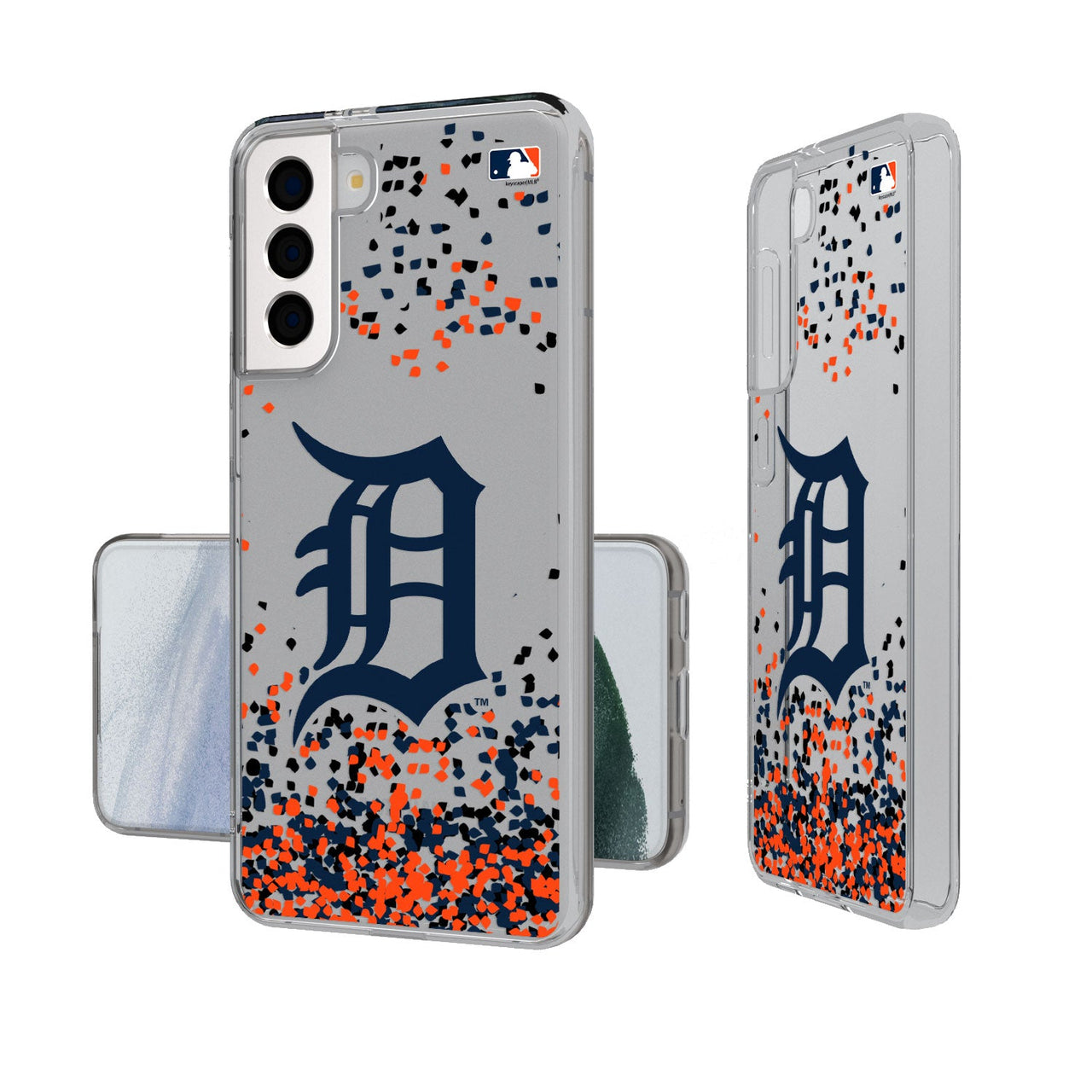 Detroit Tigers Confetti Clear Case-19