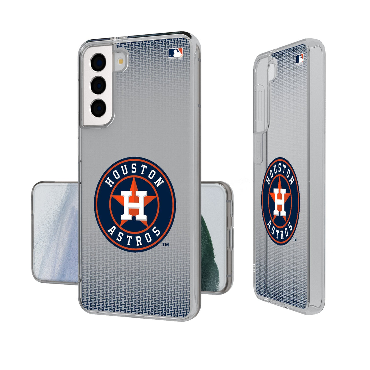 Houston Astros Linen Clear Phone Case-0