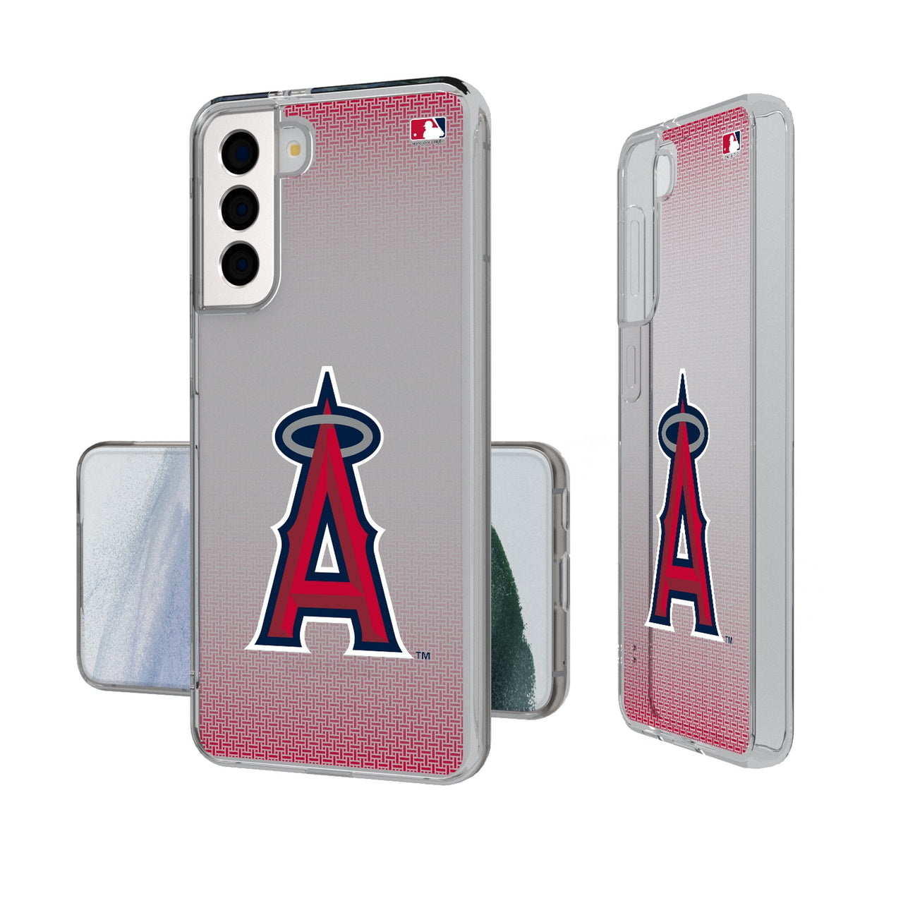 Los Angeles Angels Linen Clear Phone Case-0