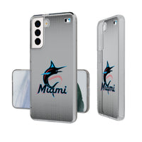 Thumbnail for Miami Marlins Linen Clear Phone Case-0