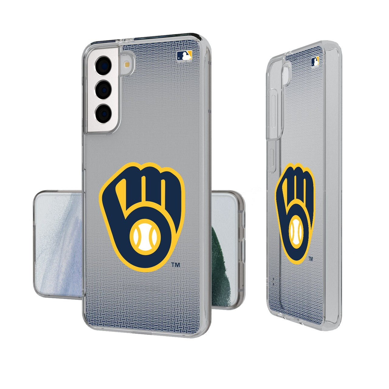 Milwaukee Brewers Linen Clear Phone Case-0