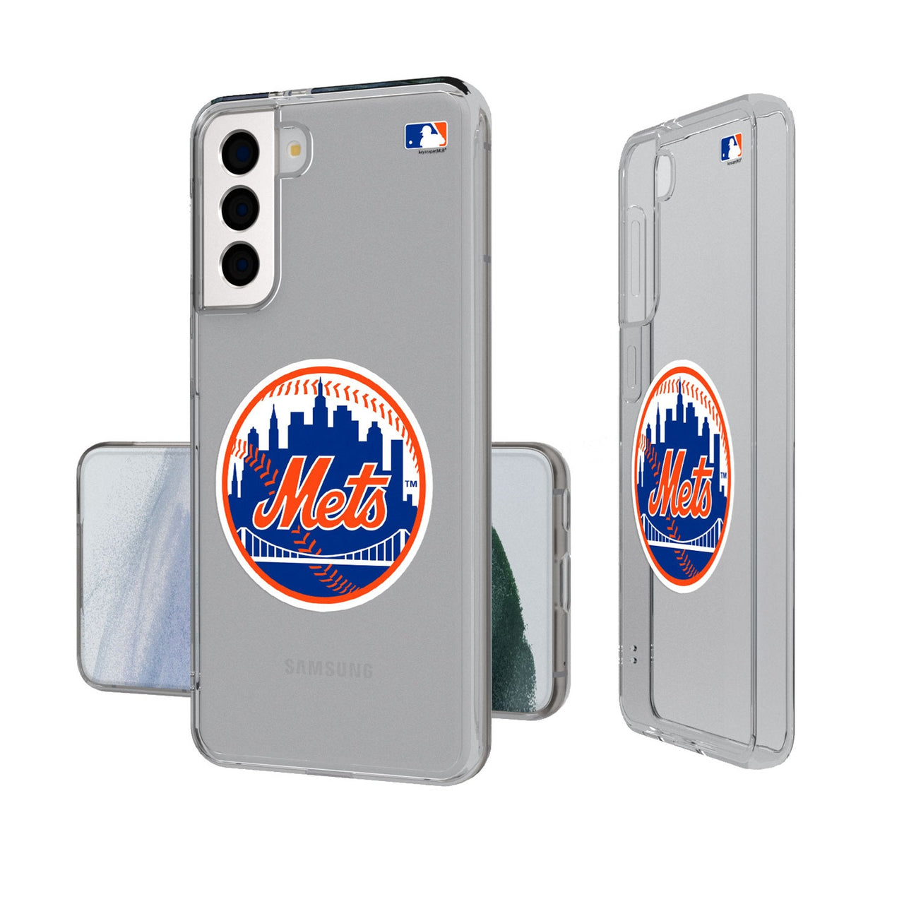 New York Mets Insignia Clear Phone Case-0