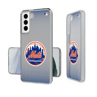 Thumbnail for New York Mets Linen Clear Phone Case-0