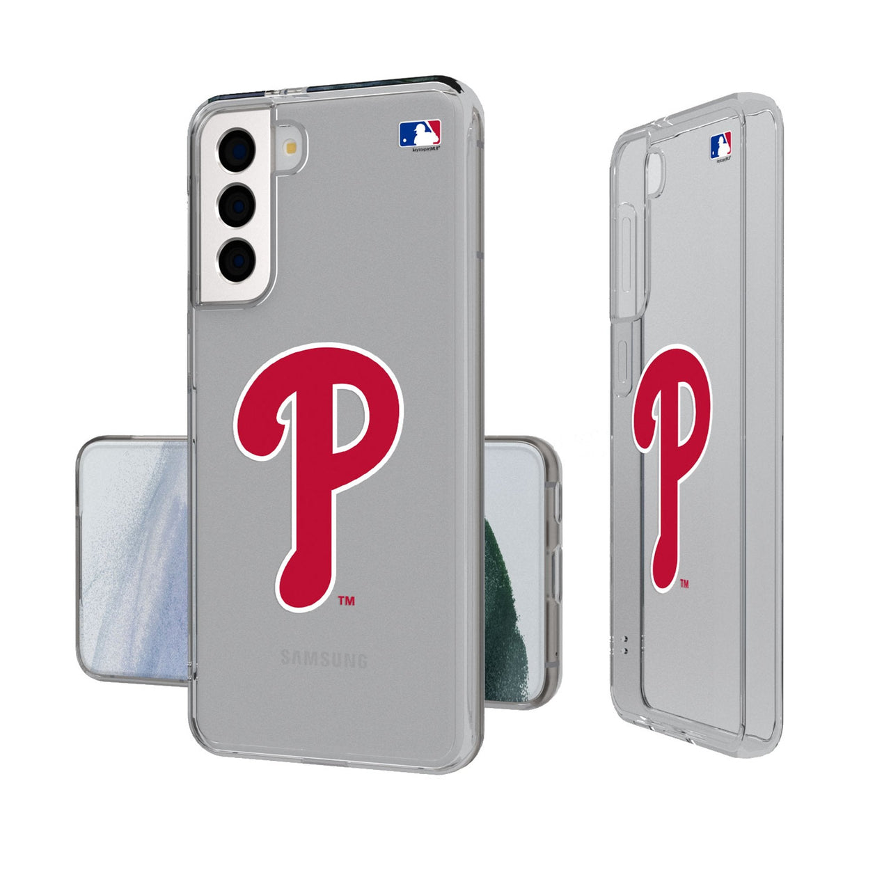 Philadelphia Phillies Insignia Clear Phone Case-0