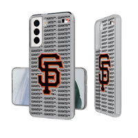 Thumbnail for San Francisco Giants Text Backdrop Clear Phone Case-0