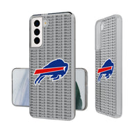 Thumbnail for Buffalo Bills Text Backdrop Clear Phone Case-0