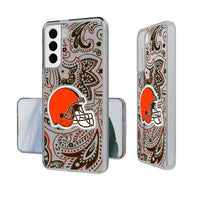 Thumbnail for Cleveland Browns Paisley Clear Case-1