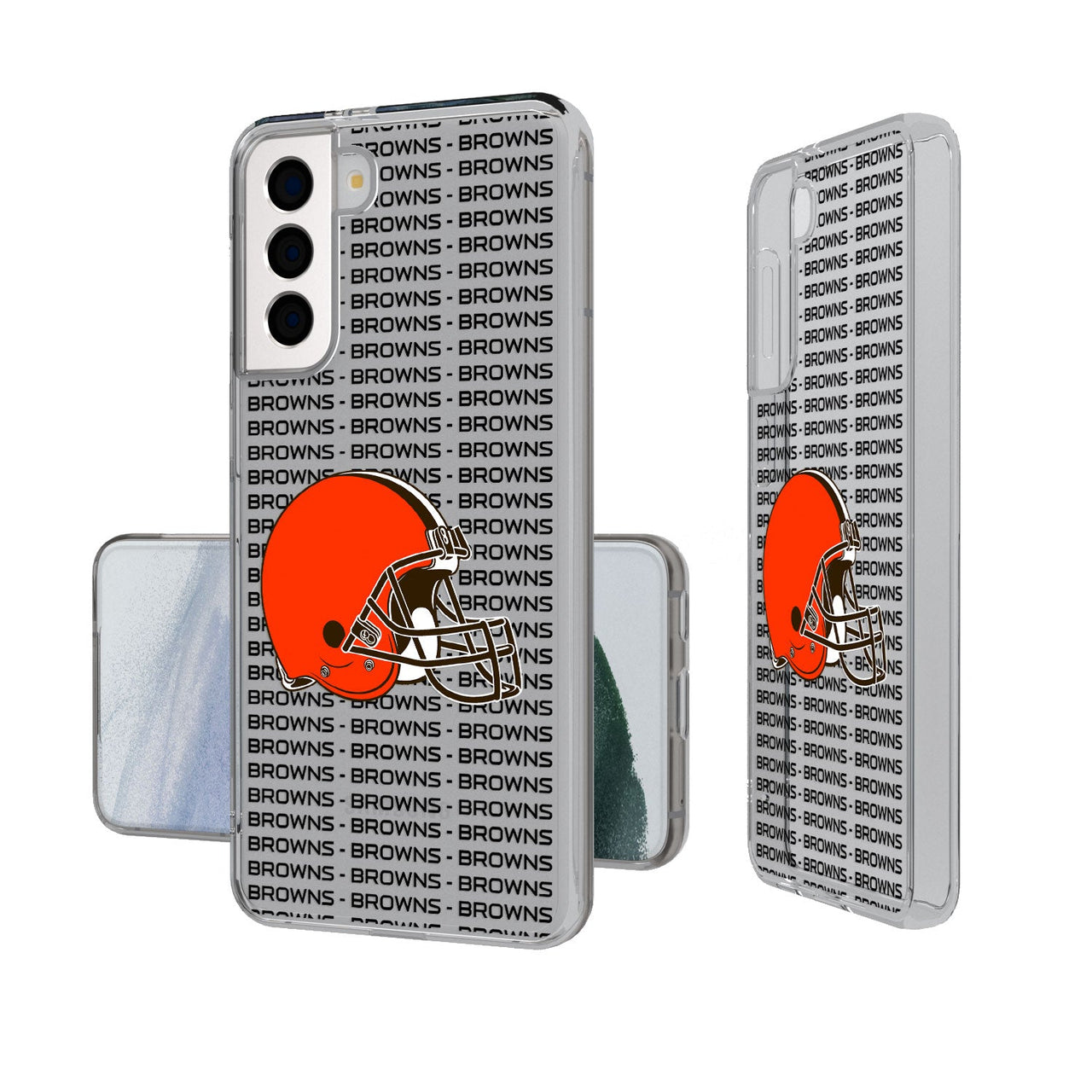 Cleveland Browns Blackletter Clear Case-1