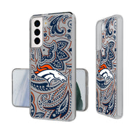 Thumbnail for Denver Broncos Paisley Clear Phone Case-0