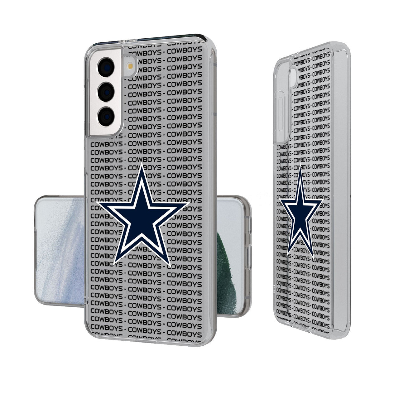 Dallas Cowboys Blackletter Clear Case-1