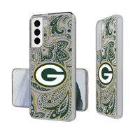 Thumbnail for Green Bay Packers Paisley Clear Phone Case-0