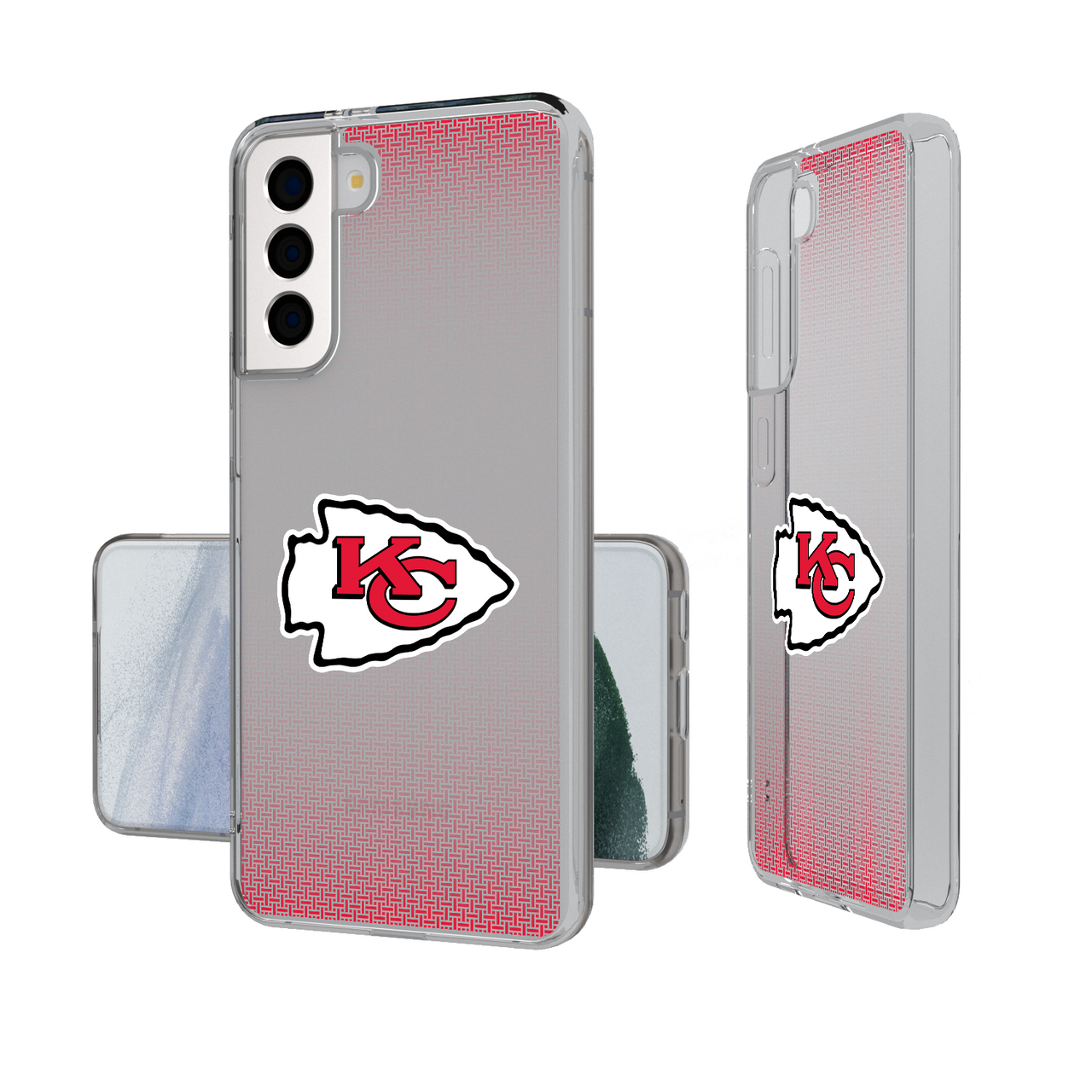 Kansas City Chiefs Linen Clear Phone Case-1