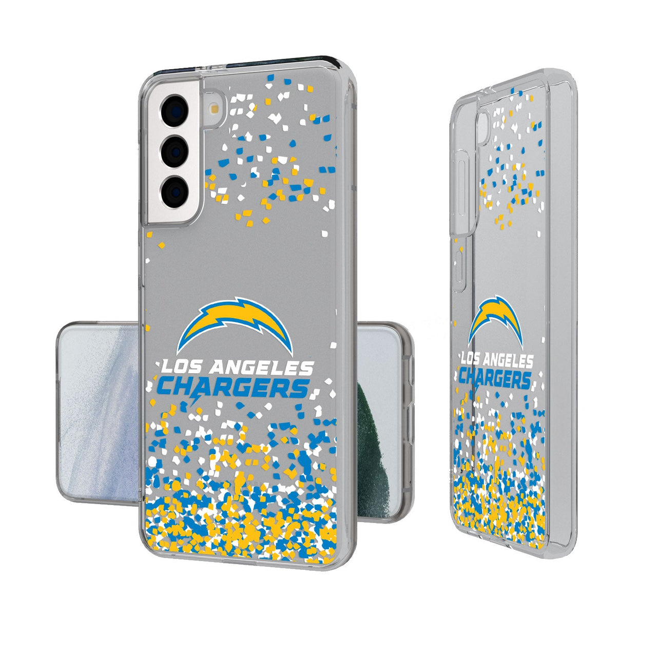 Los Angeles Chargers Confetti Clear Case-19