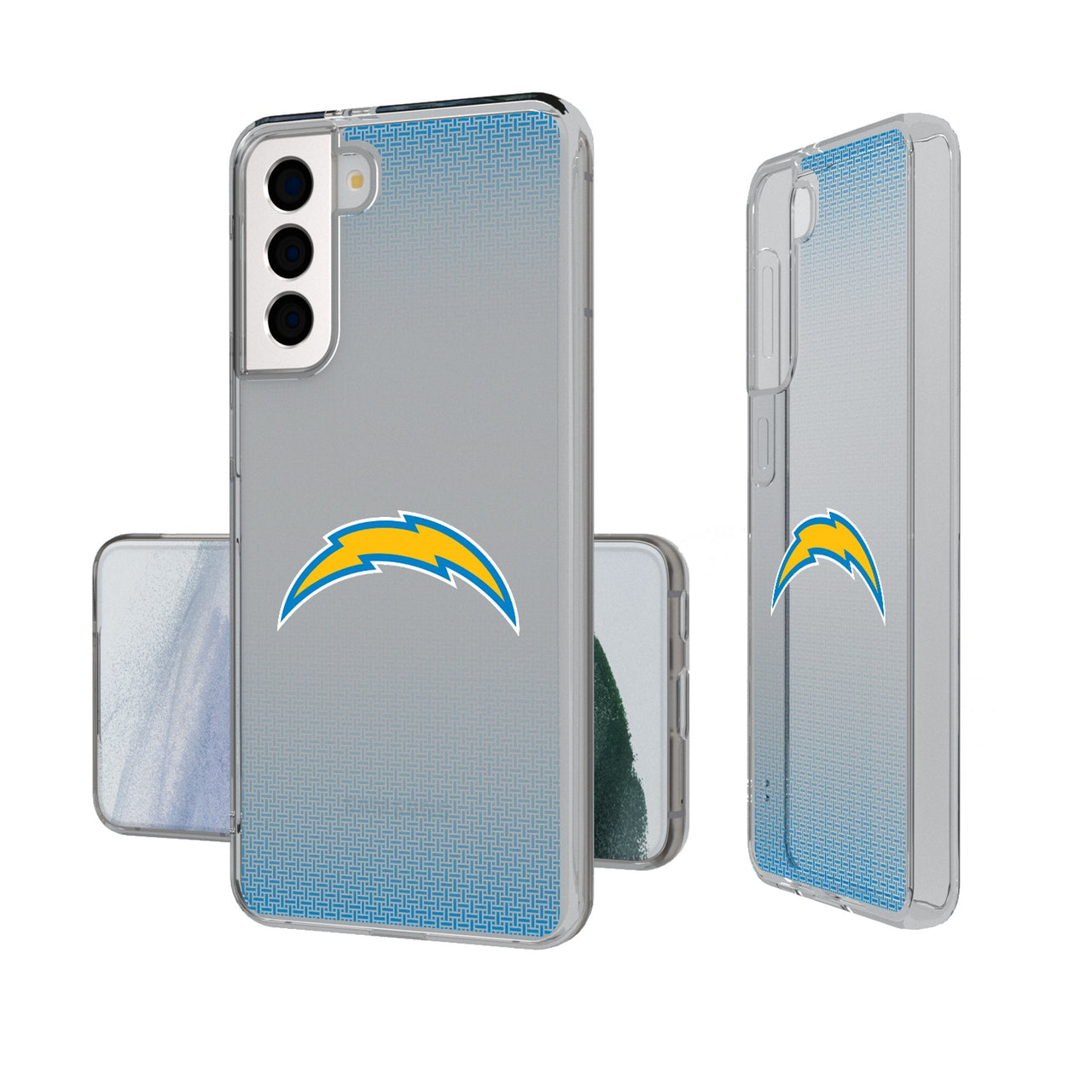 Los Angeles Chargers Linen Clear Phone Case-0