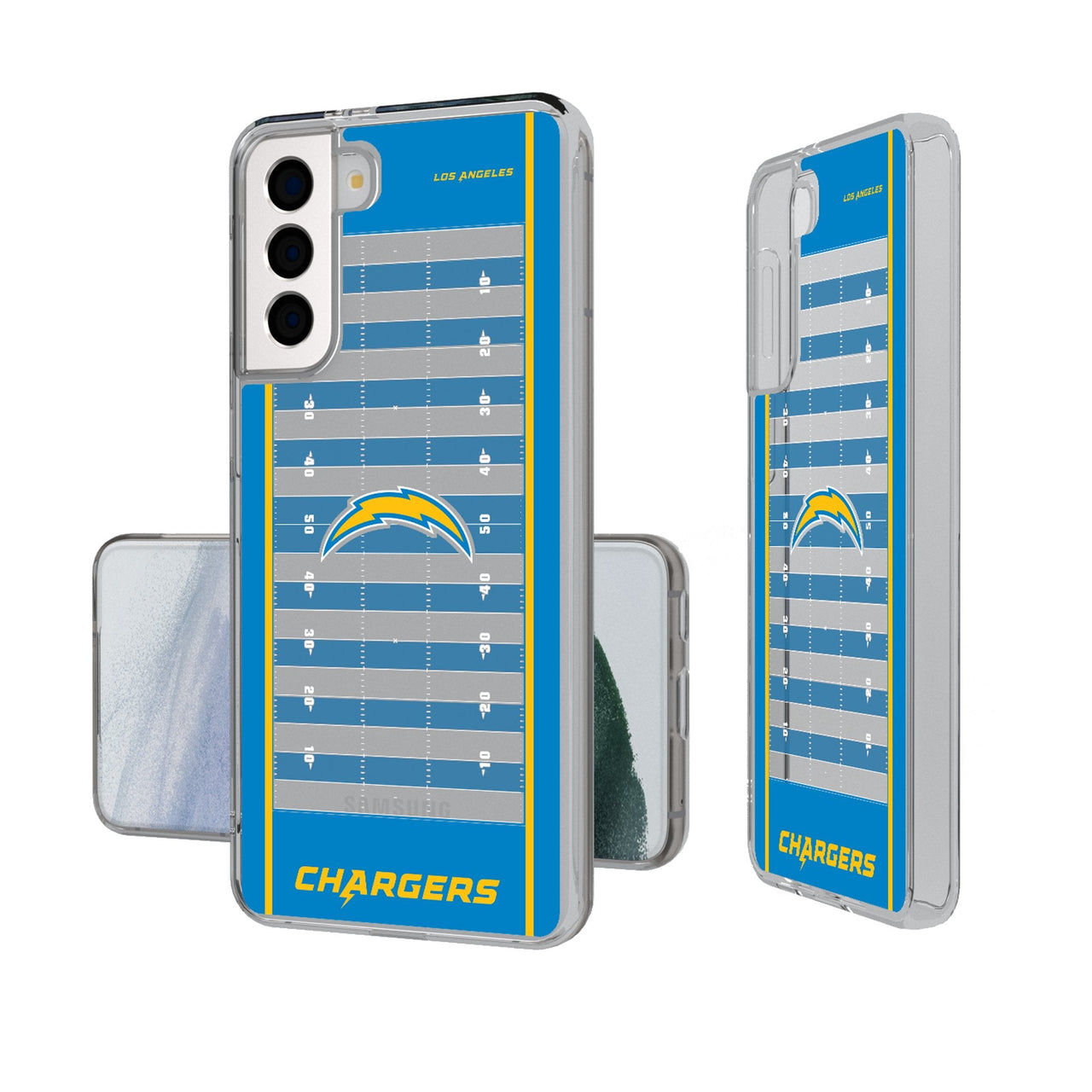 Los Angeles Chargers Field Clear Phone Case-0