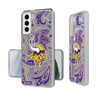 Thumbnail for Minnesota Vikings Paisley Clear Phone Case-0