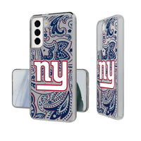 Thumbnail for New York Giants Paisley Clear Phone Case-0