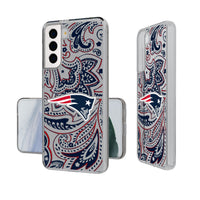 Thumbnail for New England Patriots Paisley Clear Phone Case-0