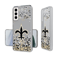 Thumbnail for New Orleans Saints Confetti Clear Phone Case-0