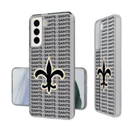 Thumbnail for New Orleans Saints Blackletter Clear Case-1