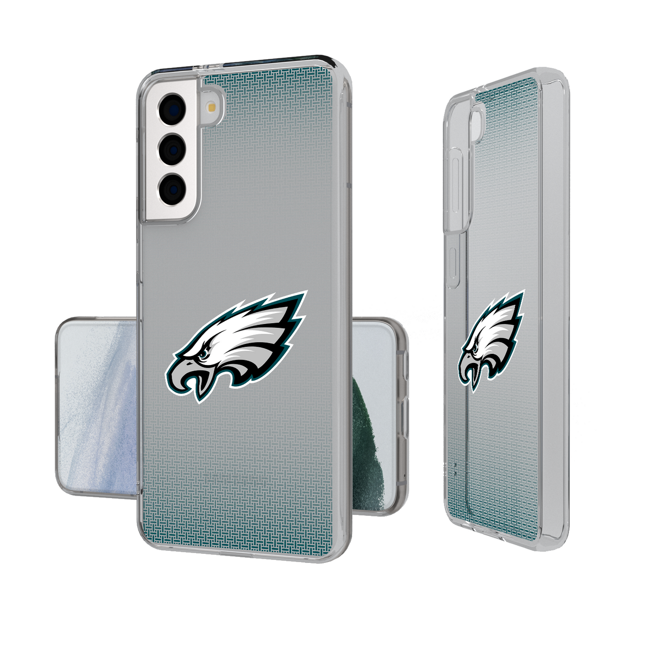 Philadelphia Eagles Linen Clear Phone Case-1