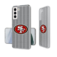 Thumbnail for San Francisco 49ers Text Backdrop Clear Phone Case-0