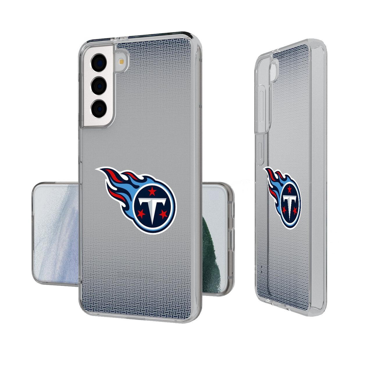 Tennessee Titans Linen Clear Phone Case-0