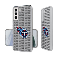 Thumbnail for Tennessee Titans Text Backdrop Clear Phone Case-0