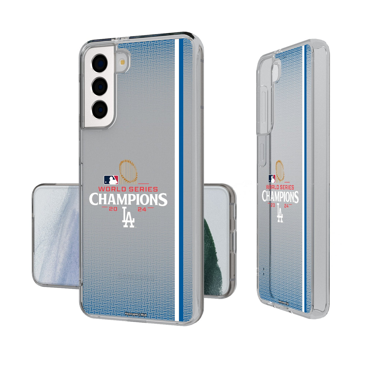 LA Dodgers 2024 MLB World Series Clear Phone Case-0