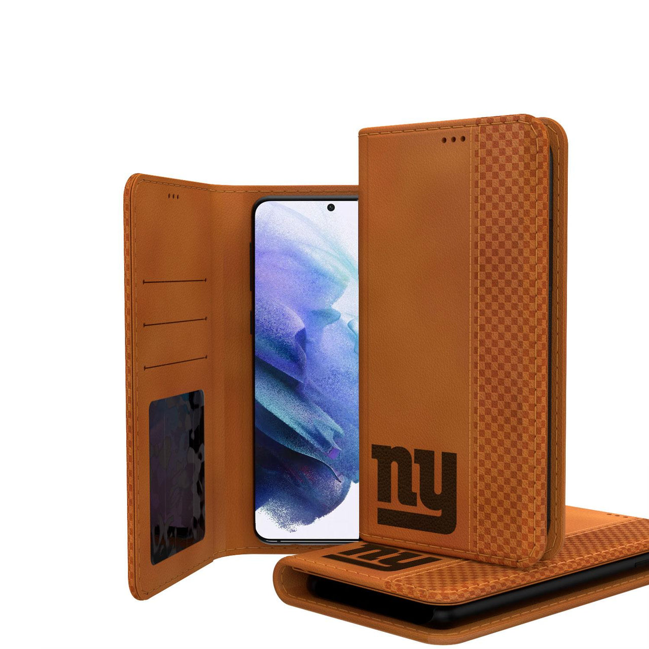 New York Giants Burn Folio Phone Case-1