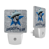 Thumbnail for Dallas Cowboys 2024 Illustrated Limited Edition Night Light 2-Pack-0