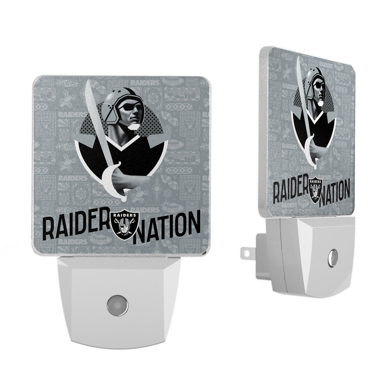 Las Vegas Raiders 2024 Illustrated Limited Edition Night Light 2-Pack-0